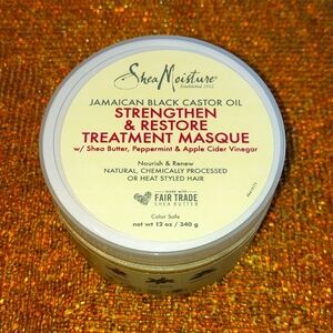 Shea Moisture Jamaican Black Castor Oil Strengthen and Restore Treatment Masque
